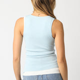Double Layer Scoop Neck Tank