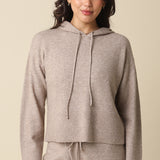Knit Pull Over Hoodie