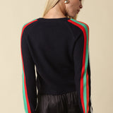 Side Stripe Sweater