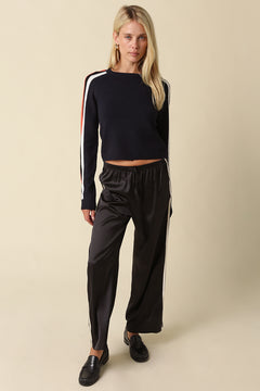 Side Stripe Sweater
