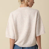 Short Sleeve Cropped Sweater