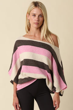 Stripe Boxy Knit Sweater
