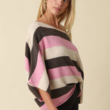 Stripe Boxy Knit Sweater