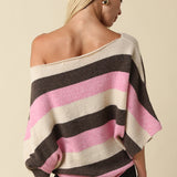 Stripe Boxy Knit Sweater