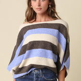 Stripe Boxy Knit Sweater