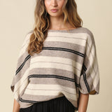 Boxy Striped Sweater