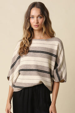 Boxy Striped Sweater
