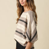 Boxy Striped Sweater
