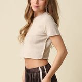 Short Sleeve Knit Sweater