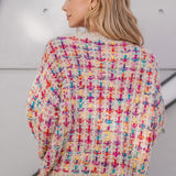 Tweed Pullover Knit Sweater