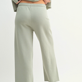 Malibu Wide Leg Fleece Pant