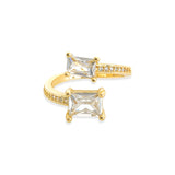Double Wrap Baguette Ring