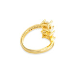 Double Wrap Baguette Ring