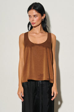 Satin Racerback Tank