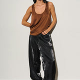 Satin Racerback Tank