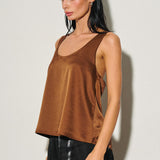 Satin Racerback Tank
