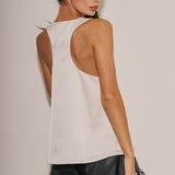 Satin Racerback Tank