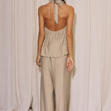 Halter Neck Top and Pant Set