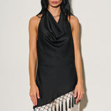 Fringe Halter Top