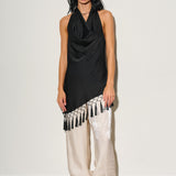 Fringe Halter Top