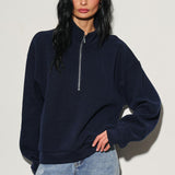 Knit Half Zip Top