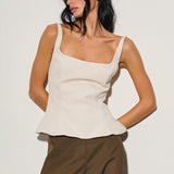 Cami Peplum Top