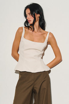 Cami Peplum Top