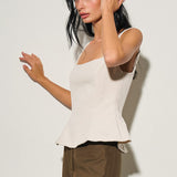 Cami Peplum Top