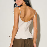 Cami Peplum Top