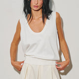 Tank Top With Scoop Neck Sweater