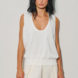 Tank Top With Scoop Neck Sweater