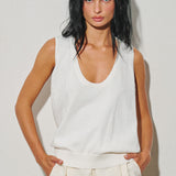 Tank Top With Scoop Neck Sweater