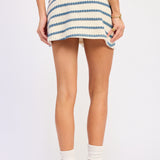 Wrap Mini Skirt