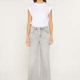 Mica - Super High Wide Leg With Raw Hem