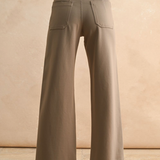 Ponte Fabric Crop Pants