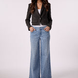Blazer With Vest Insert