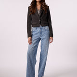 Blazer With Vest Insert
