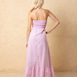 Thin Stripe Cotton Dress