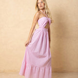 Thin Stripe Cotton Dress