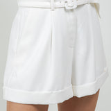 Woven Short With Belt