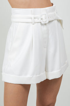 Woven Short With Belt