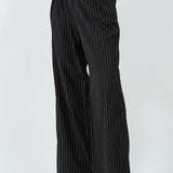 Pinstripe Straight Leg Pant