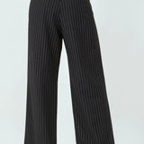 Pinstripe Straight Leg Pant