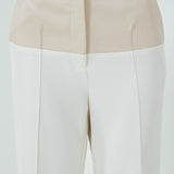 Contrast Straight Leg Pant