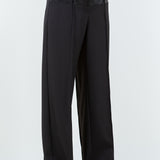 Contrast Straight Leg Pant