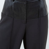 Contrast Straight Leg Pant