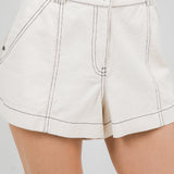 Contrast Stitch Short
