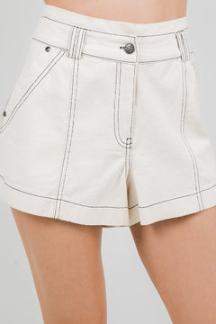 Contrast Stitch Short
