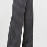 Rhinestone Pinstripe Trousers - charcoal, womens pants/matching set collection