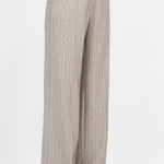 Rhinestone Pinstripe Trousers - taupe, womens pants/matching set collection